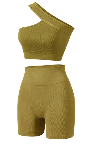 Shockproof Off-shoulder Sports Bra