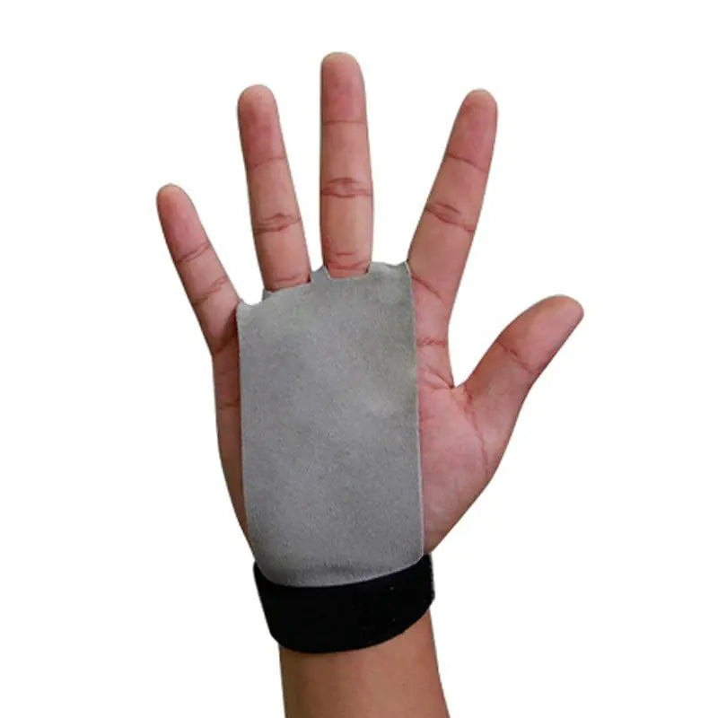 Genuine Leather Weightlifting Hand Grips (Pair)