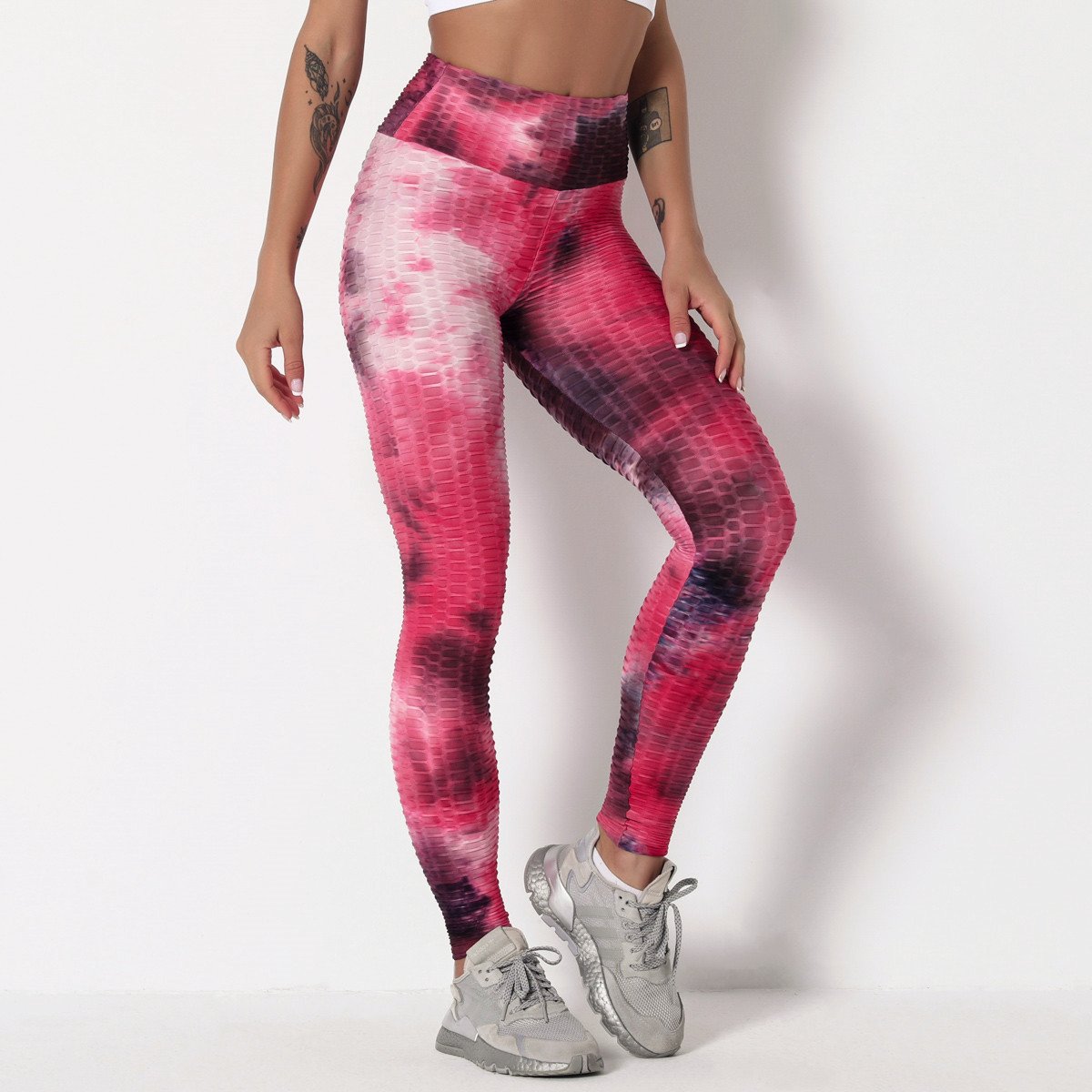 Tie-Dye Leggings for Fitness and Sports