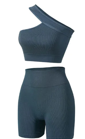 Shockproof Off-shoulder Sports Bra