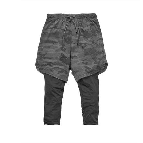 2-in-1 Quick Dry Running Gym Sports Shorts