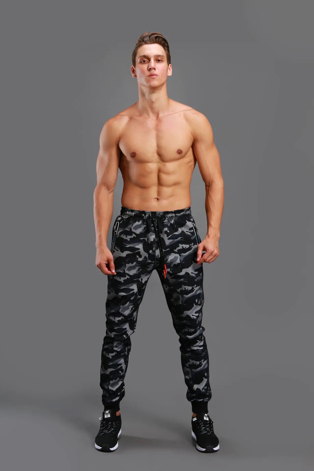 Camouflage Slim Fit Sports Pants - Comfortable Breathable