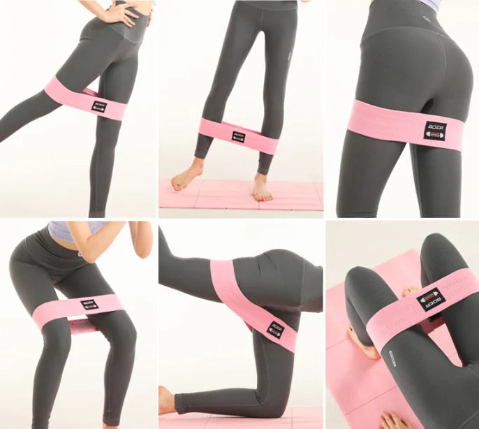 Latex Anti-Slip Resistance Bands for Squats & Yoga