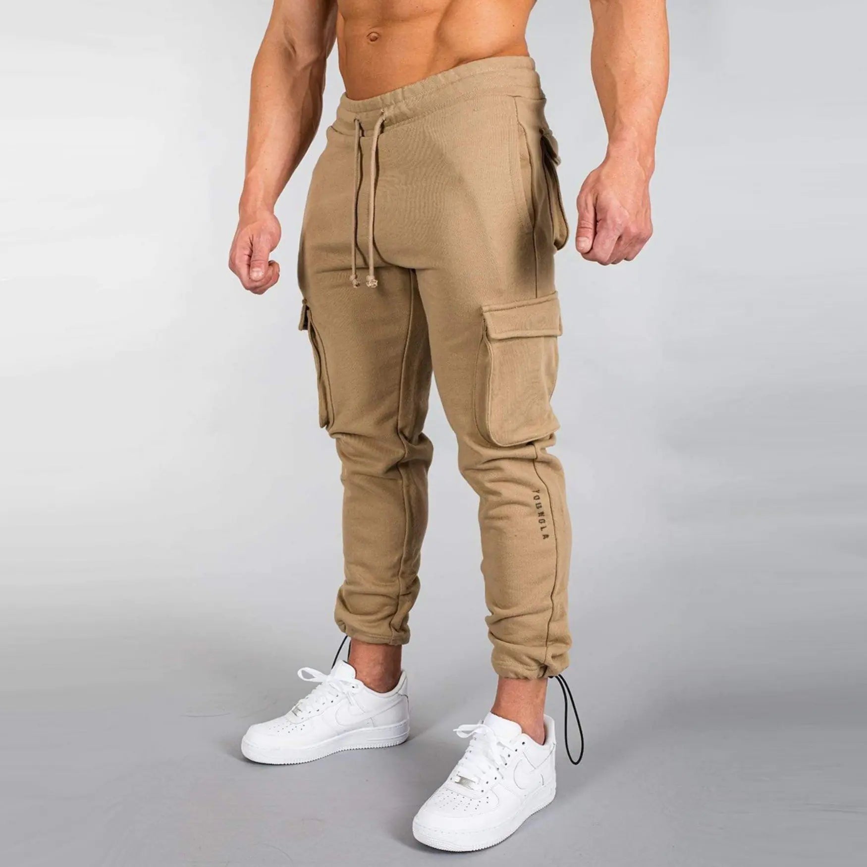 Muscle Stretch Slim Fit Track Pants
