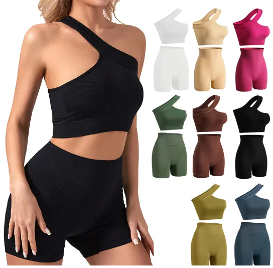 Shockproof Off-shoulder Sports Bra