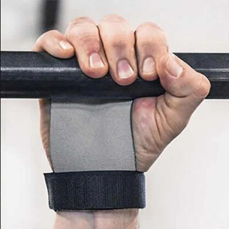 Genuine Leather Weightlifting Hand Grips (Pair)