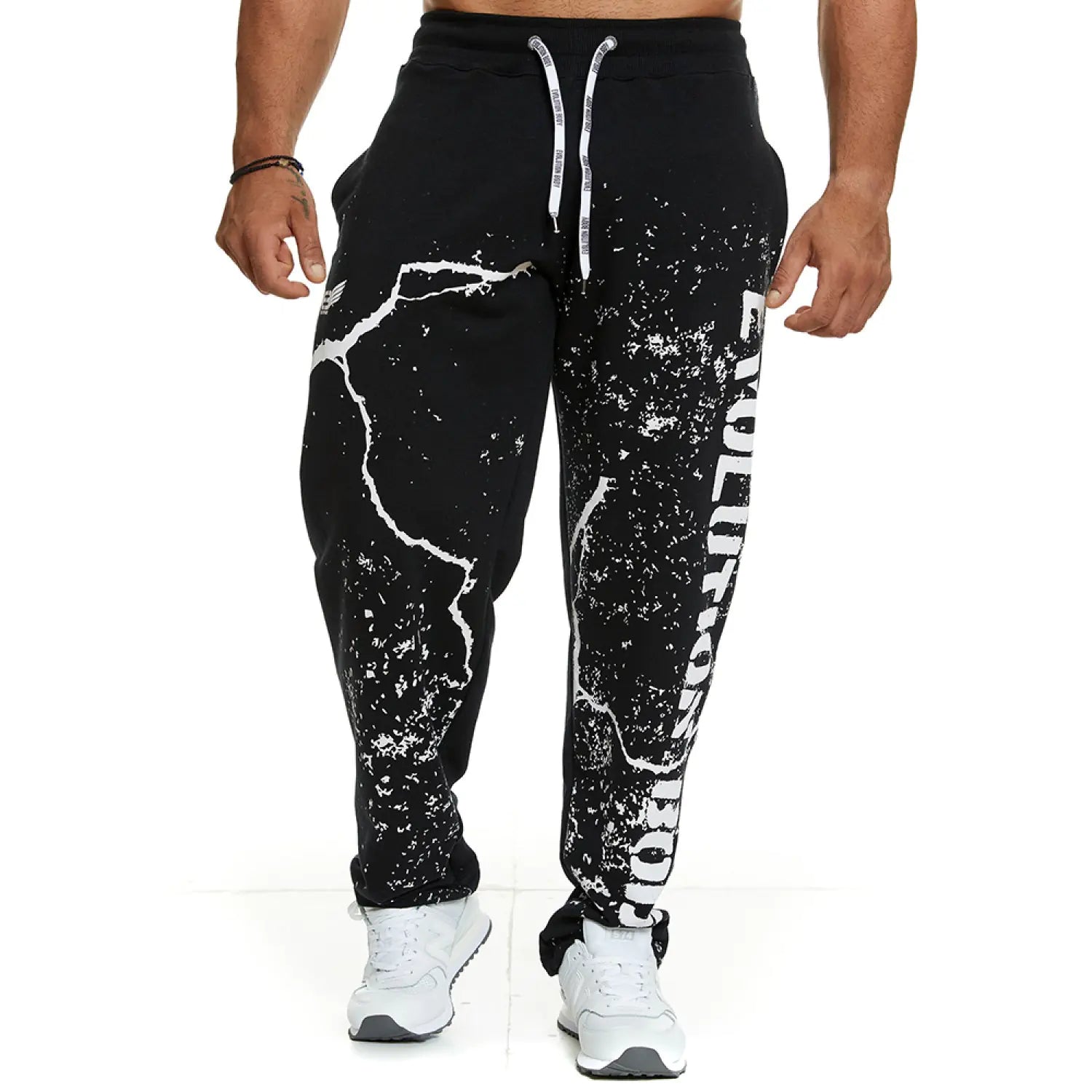 Plus Size Loose Sports Cotton Boxer Track Pants