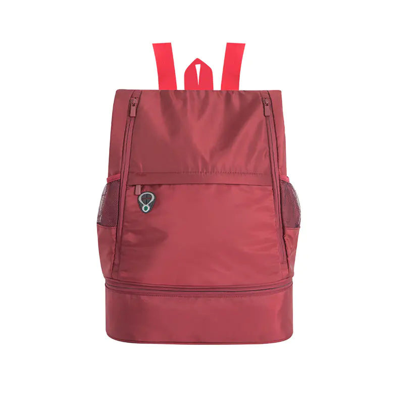 Backpack with Memory Fabric for Gym Clothes