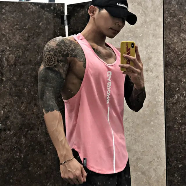 Sleeveless Gym Workout Fitness Vest Tops