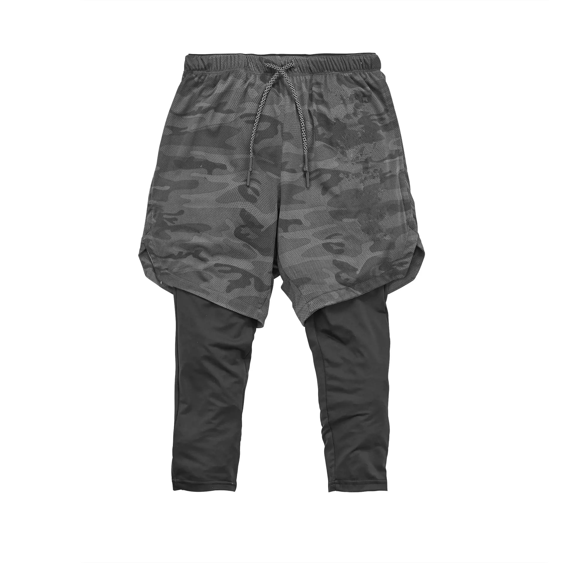 2-in-1 Quick Dry Running Gym Sports Shorts