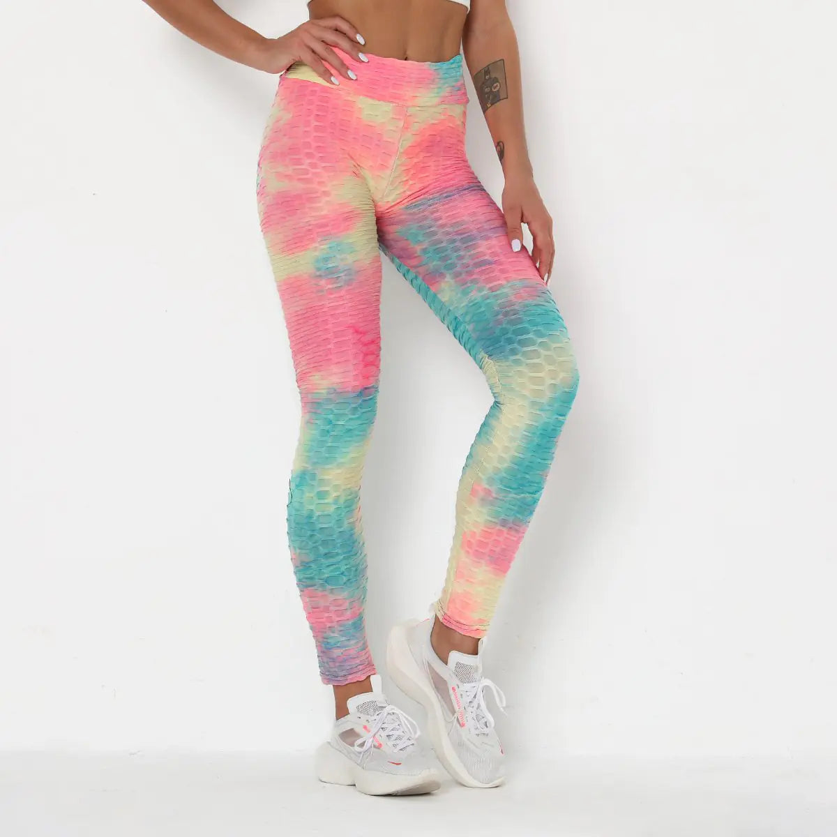 Tie-Dye Leggings for Fitness and Sports