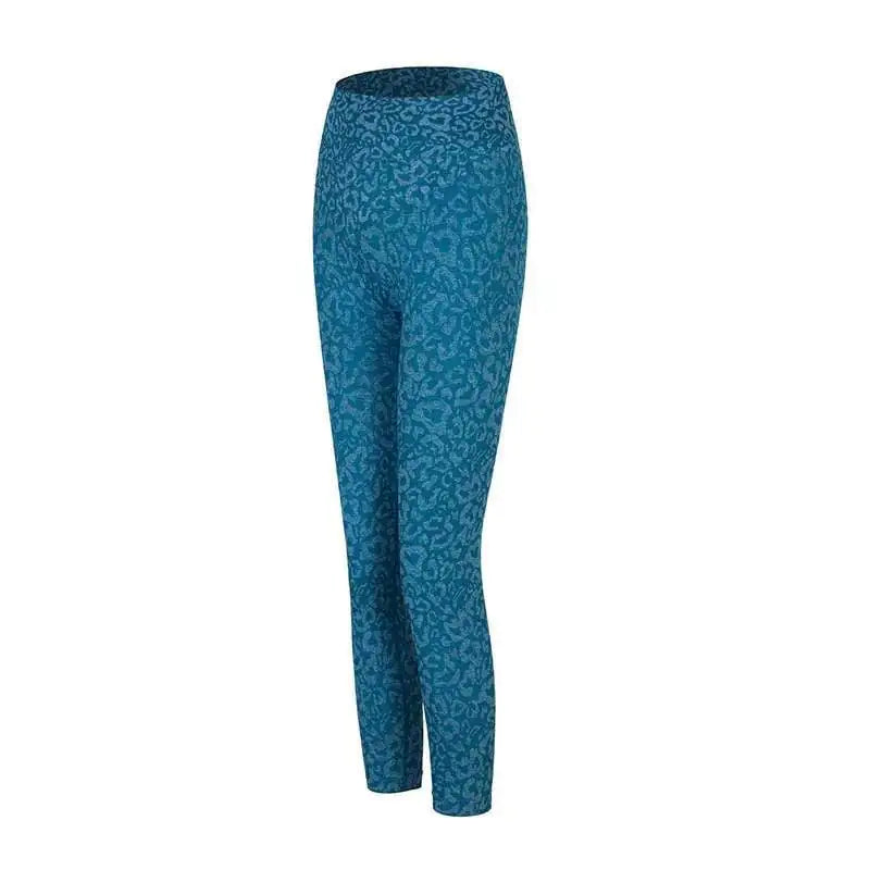Leopard Snowflake High Waist Yoga Fitness Leggings