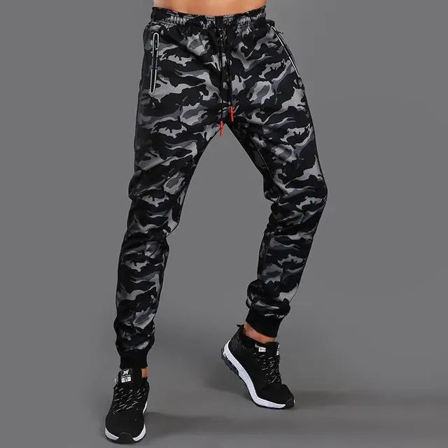 Camouflage Slim Fit Sports Pants - Comfortable Breathable