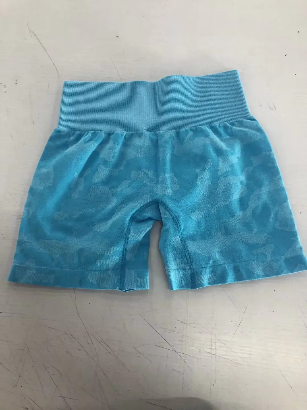 Camo Jacquard Seamless Gym Shorts