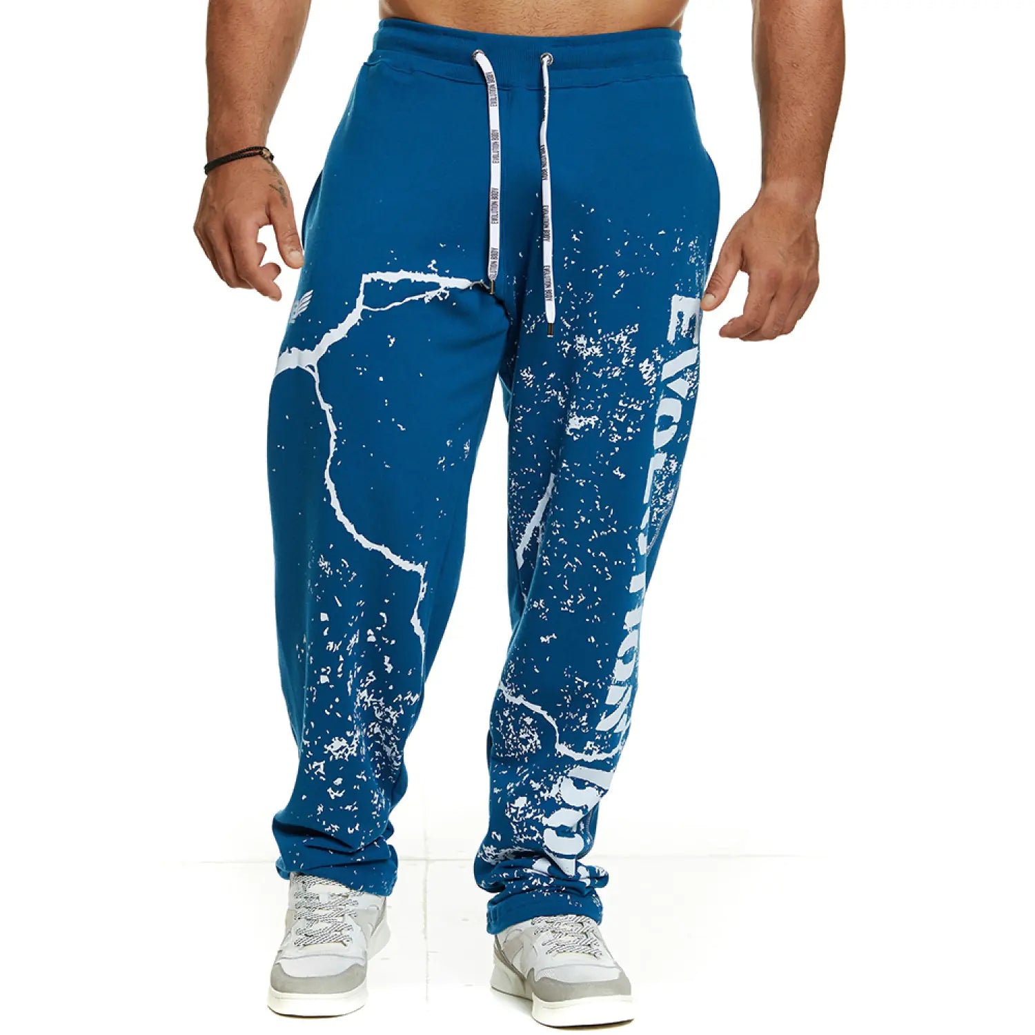 Plus Size Loose Sports Cotton Boxer Track Pants