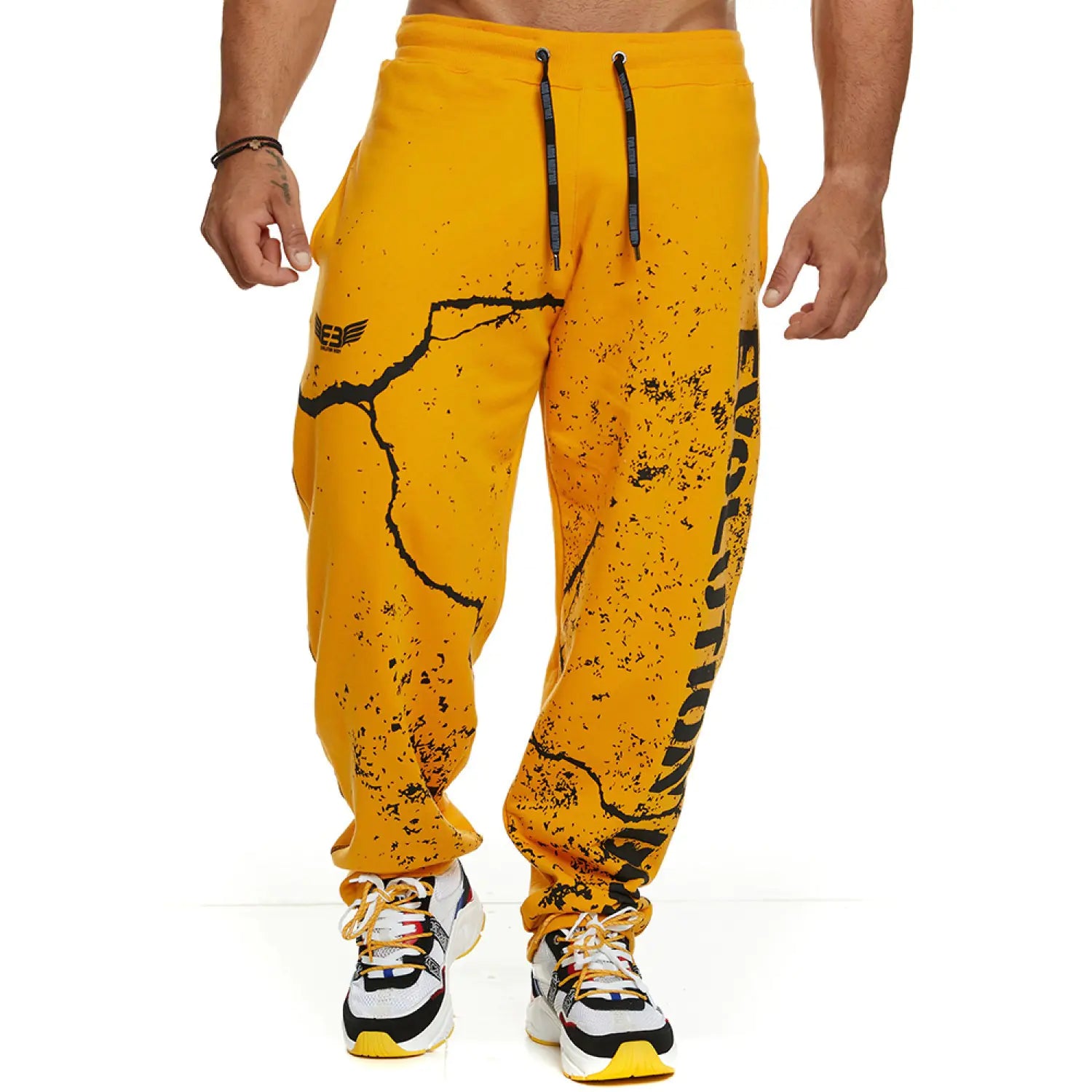 Plus Size Loose Sports Cotton Boxer Track Pants